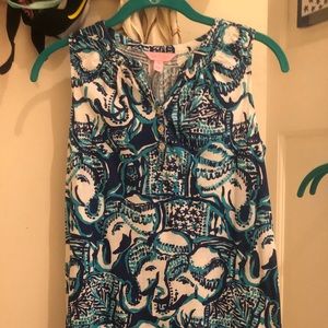 NWOT Lilly Pulitzer elephant print dress